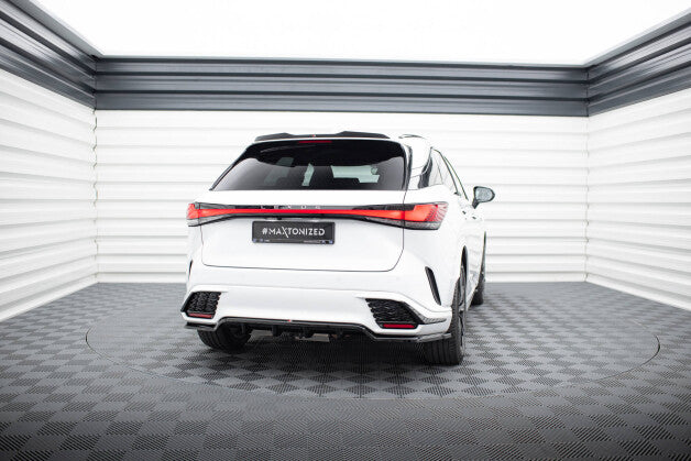 Diffusor Heckansatz passend für Lexus RX F-Sport Mk5 schwarz Hochglanz