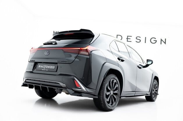 Diffusor Heckansatz passend für Lexus UX F-Sport Mk1 schwarz Hochglanz