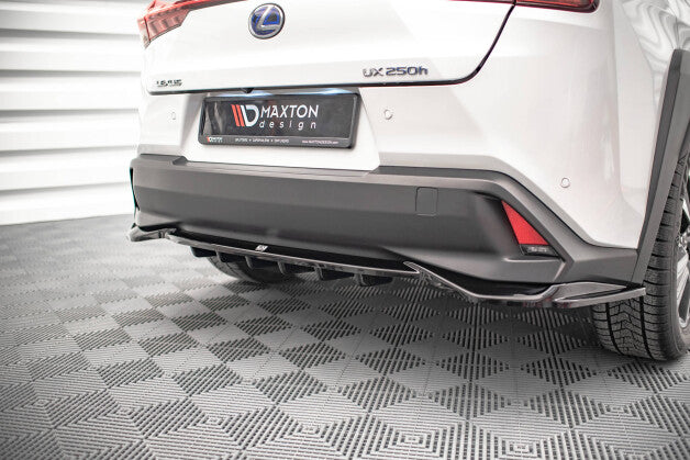Diffusor Heckansatz passend für Lexus UX Mk1 schwarz Hochglanz