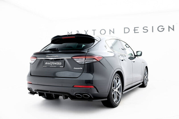 Diffusor Heckansatz passend für Maserati Levante GT Mk1 FL schwarz Hochglanz
