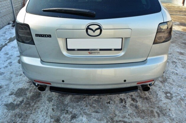 Diffusor Heckansatz passend für Mazda CX-7 schwarz Hochglanz