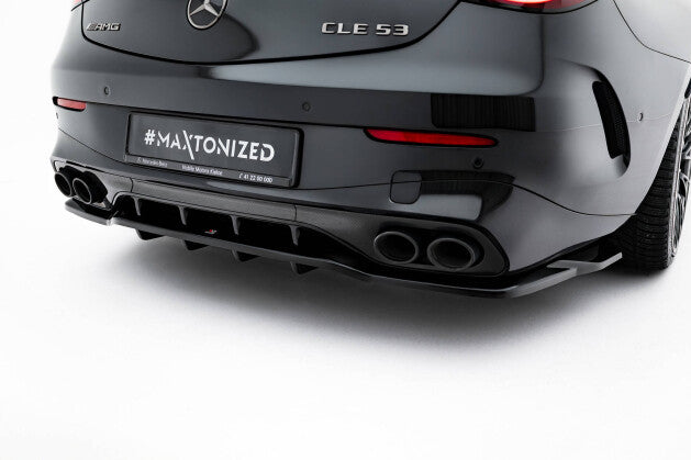 Diffusor Heckansatz passend für Mercedes-AMG CLE 53 C236 schwarz Hochglanz