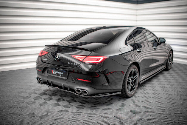 Diffusor Heckansatz passend für Mercedes-AMG CLS 53 C257 schwarz Hochglanz