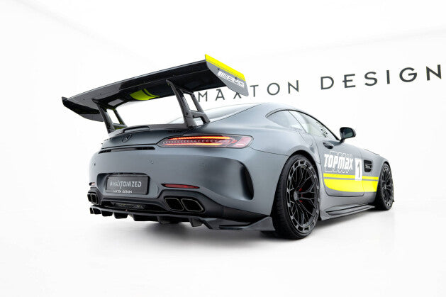 Diffusor Heckansatz passend für Mercedes-AMG GT C C190 FL schwarz Hochglanz