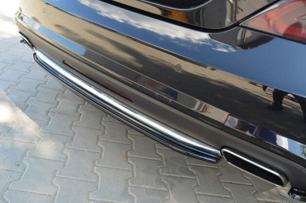 Diffusor Heckansatz passend für Mercedes CLS C218 AMG LINE schwarz Hochglanz