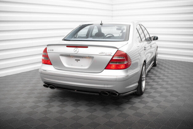 Diffusor Heckansatz passend für Mercedes E 55 AMG W211 schwarz Hochglanz