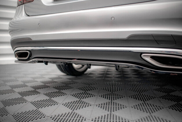 Diffusor Heckansatz passend für Mercedes E AMG-Line Limousine W212 FL schwarz Hochglanz