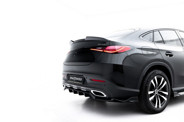 Diffusor Heckansatz passend für Mercedes GLC Coupe C254 schwarz Hochglanz