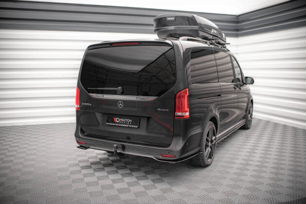 Diffusor Heckansatz passend für Mercedes V-Klasse AMG-Line W447 FL schwarz Hochglanz