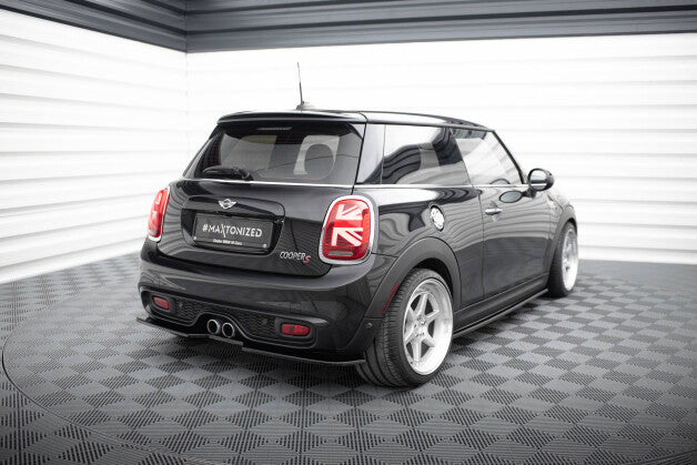 Diffusor Heckansatz passend für Mini Cooper S F56 / F56 FL schwarz Hochglanz