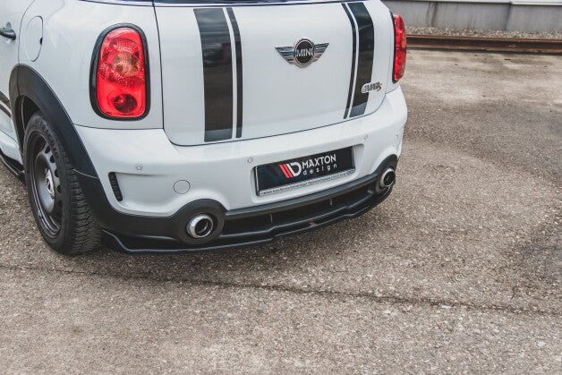 Diffusor Heckansatz passend für Mini Countryman Mk1 JCW schwarz matt