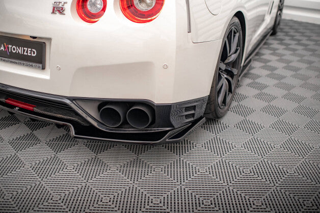 Diffusor Heckansatz passend für Nissan GTR R35 FL schwarz Hochglanz (4255647815203)