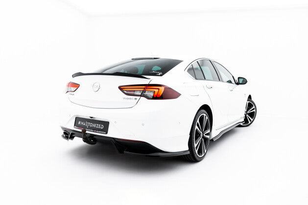 Diffusor Heckansatz passend für Opel Insignia OPC-Line Mk2 schwarz Hochglanz