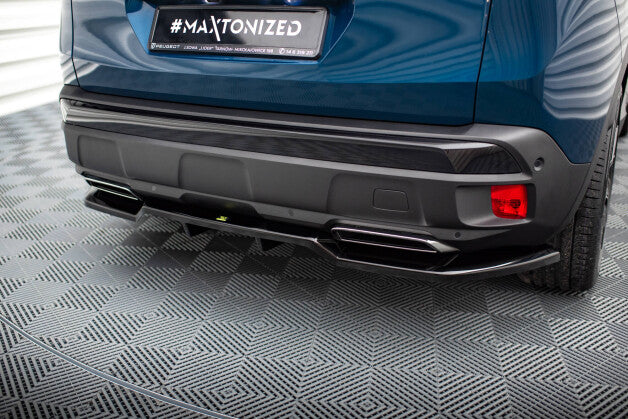 Diffusor Heckansatz passend für Peugeot 3008 GT-Line Mk2 FL schwarz Hochglanz