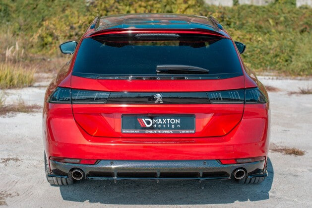 Diffusor Heckansatz passend für Peugeot 508 BenzinMk2 schwarz Hochglanz