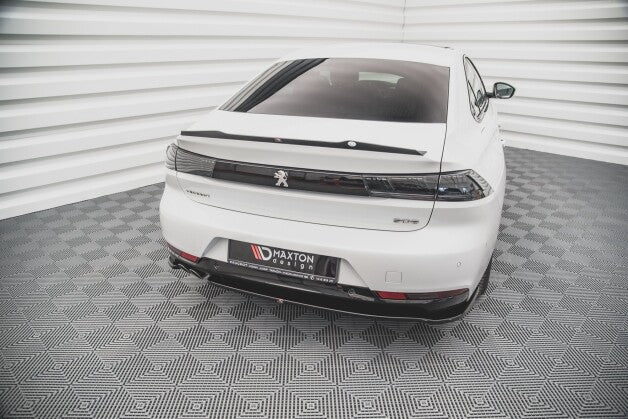 Diffusor Heckansatz passend für Peugeot 508 Diesel Mk2 schwarz Hochglanz