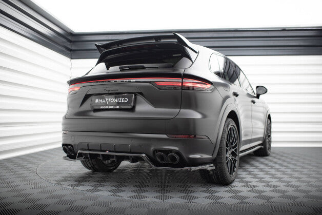Diffusor Heckansatz passend für Porsche Cayenne Sport Design Mk3 schwarz Hochglanz