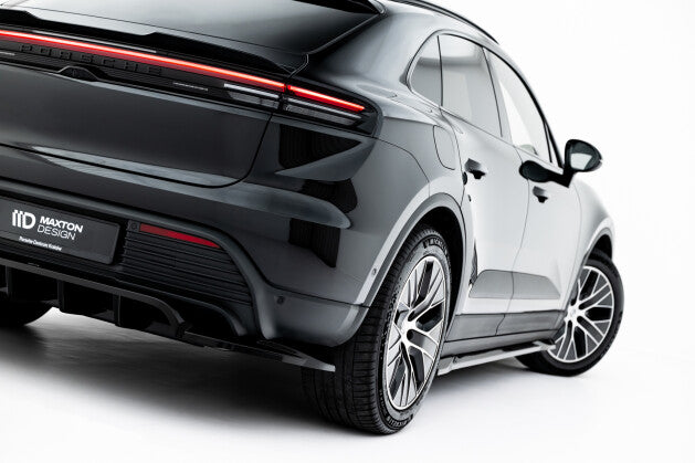 Diffusor Heckansatz passend für Porsche Macan EV Mk1 schwarz Hochglanz