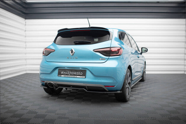 Diffusor Heckansatz passend für Renault Clio R.S. Line Mk5 schwarz Hochglanz
