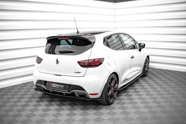 Diffusor Heckansatz passend für Renault Clio RS Mk4 schwarz Hochglanz