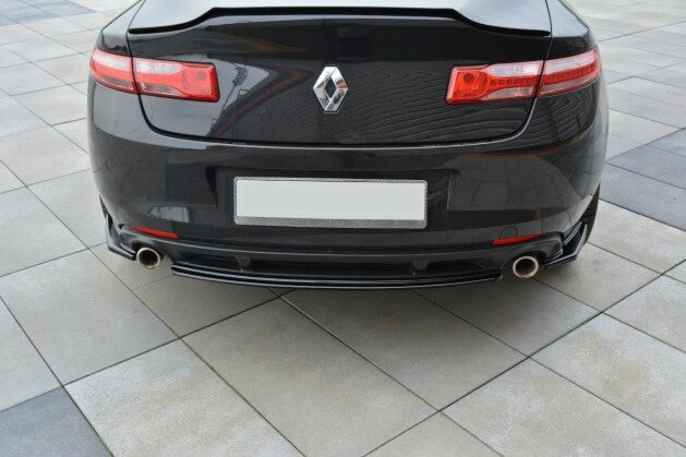 Diffusor Heckansatz passend für Renault Laguna mk 3 Coupe schwarz Hochglanz