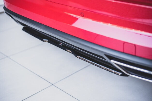 Diffusor Heckansatz passend für Skoda Kodiaq RS Mk1 / Mk1 FL schwarz Hochglanz (4251937861325)