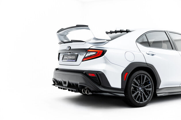 Diffusor Heckansatz passend für Subaru WRX STI Mk2 schwarz Hochglanz