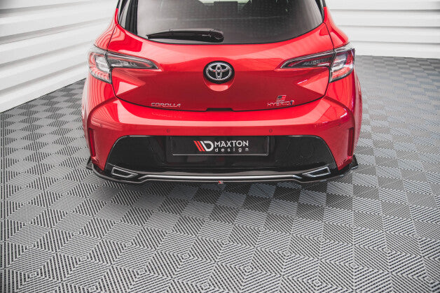 Diffusor Heckansatz passend für Toyota Corolla GR Sport Hatchback XII schwarz Hochglanz