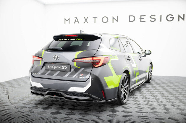 Diffusor Heckansatz passend für Toyota Corolla GR Sport Touring Sports XII schwarz Hochglanz