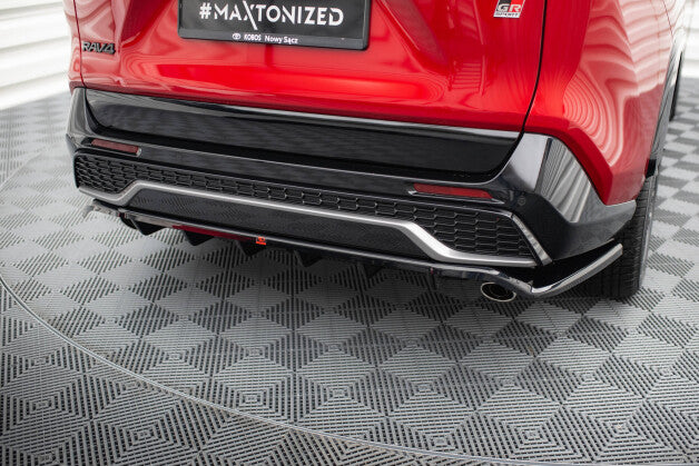 Diffusor Heckansatz passend für Toyota RAV4 GR Sport Mk5 schwarz Hochglanz