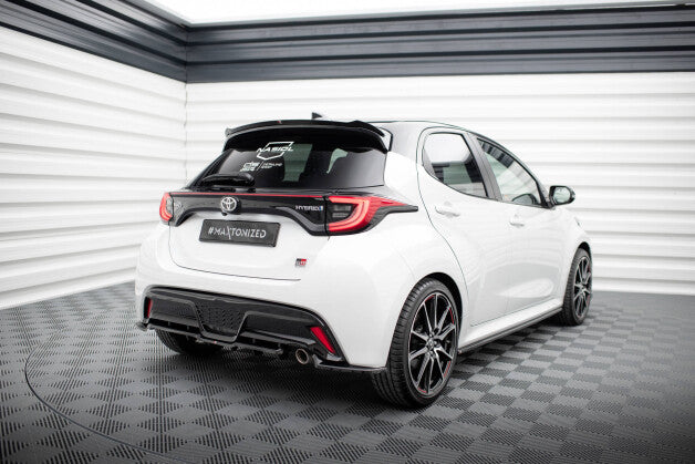 Diffusor Heckansatz passend für Toyota Yaris GR Sport Mk4 schwarz Hochglanz