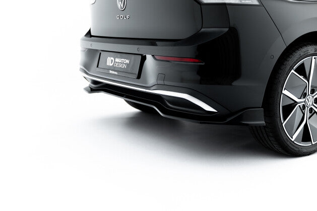 Diffusor Heckansatz passend für VW Golf Mk8 FL schwarz Hochglanz