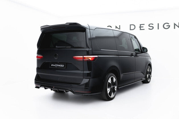 Diffusor Heckansatz passend für VW Multivan Long T7 schwarz Hochglanz