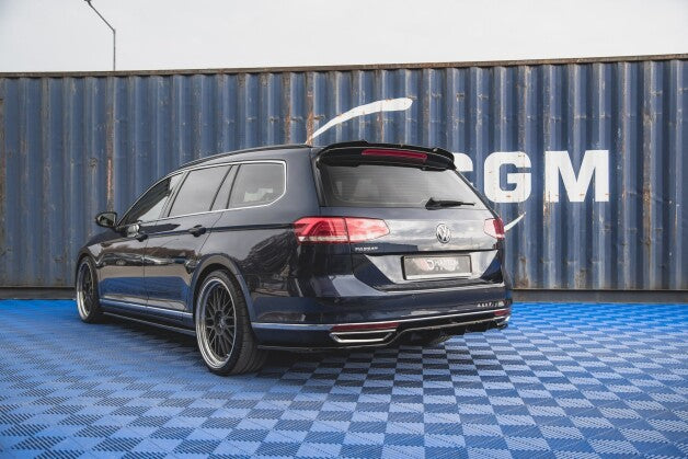 Diffusor Heckansatz passend für VW Passat B8 schwarz Hochglanz (4251937875544)
