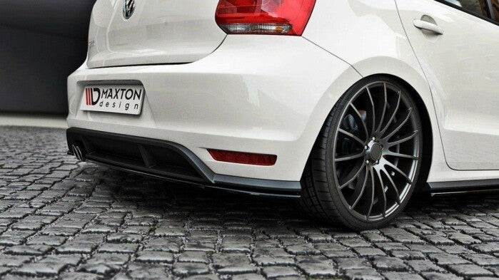 Diffusor Heckansatz passend für VW Polo GTI Mk5 FL schwarz Hochglanz (4251937876305)