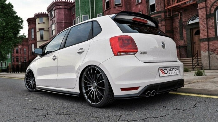 Diffusor Heckansatz passend für VW Polo GTI Mk5 FL schwarz Hochglanz (4251937876275)