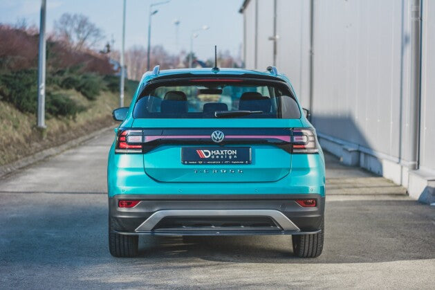 Diffusor Heckansatz passend für VW T-Cross schwarz Hochglanz