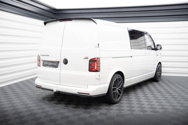 Diffusor Heckansatz passend für VW T6.1 Long schwarz Hochglanz