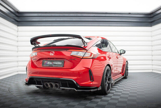 Diffusor Heckansatz V.1 + Flaps passend für Honda Civic Type-R Mk 11