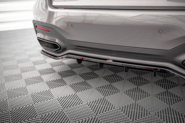 Diffusor Heckansatz V.1 passend für BMW 7 M-Paket G11 / G12 FL schwarz Hochglanz