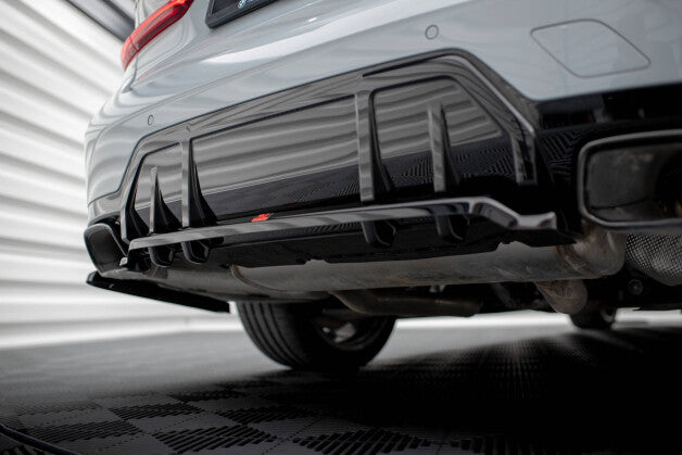 Diffusor Heckansatz V.1 passend für BMW M340i G20 / G21 FL schwarz Hochglanz
