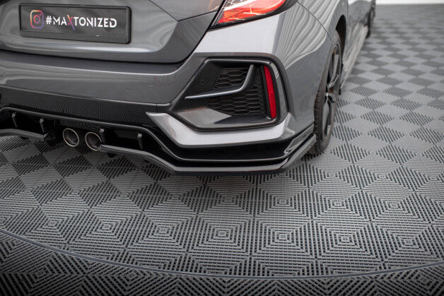 Diffusor Heckansatz V.1 passend für Honda Civic Sport Mk 10 FL schwarz Hochglanz