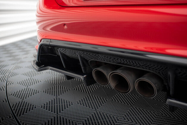 Diffusor Heckansatz V.1 passend für Honda Civic Type-R Mk 11 schwarz Hochglanz