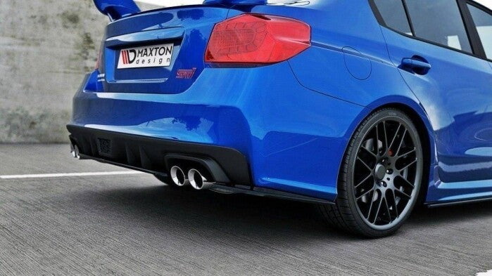 Diffusor Heckansatz V.1 passend für Subaru Impreza WRX STI Mk4 / Mk4 FL schwarz Hochglanz