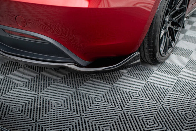 Diffusor Heckansatz V.1 passend für Tesla Model 3 Project HighlandFL schwarz Hochglanz