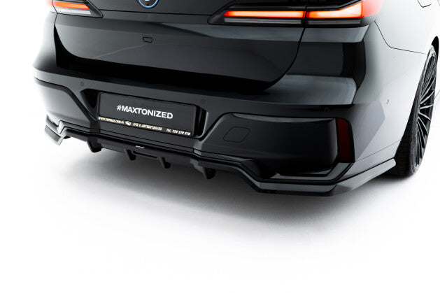 Diffusor Heckansatz V.2 passend für BMW 7 M-Paket G70 schwarz Hochglanz