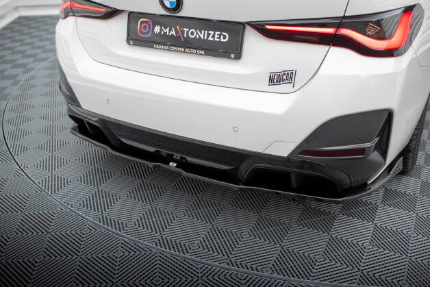 Diffusor Heckansatz V.2 passend für BMW i4 M-Paket G26 schwarz Hochglanz