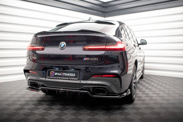 Diffusor Heckansatz V.2 passend für BMW X4 M40i G02 schwarz Hochglanz