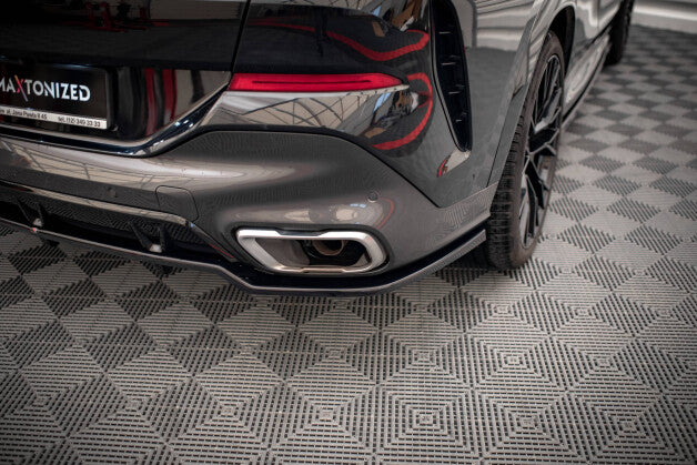 Diffusor Heckansatz V.2 passend für BMW X6 M-Paket G06 schwarz Hochglanz