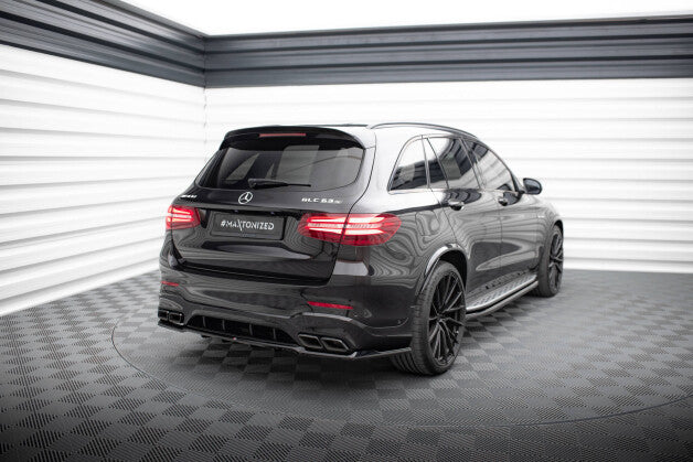 Diffusor Heckansatz V.2 passend für Mercedes-AMG GLC 63 SUV X253 schwarz Hochglanz